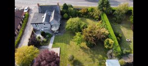 Aearial shot of rear of house and garden- click for photo gallery